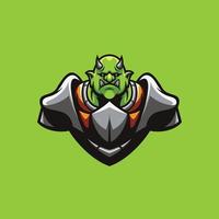 Ogre Mascot Design vector