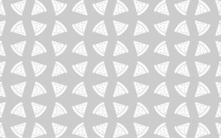 seamless pattern background with pizza shape vector