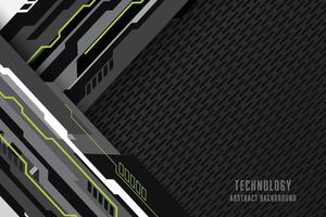 diseño de tecnología futurista geométrica de circuito abstracto vectorial para el fondo. vector