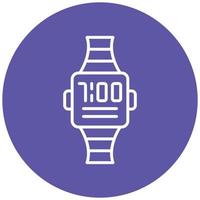 Smartwatch Icon Style vector