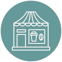 Coffee Shop Icon Style vector