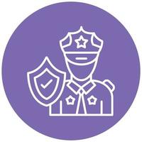 Security Control Icon Style vector