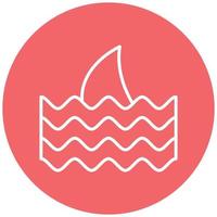 Shark Icon Style vector