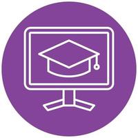 E-learning Icon Style vector