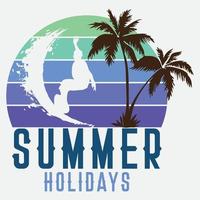 Summer Holidays Vector