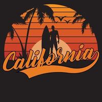 ilustración vectorial de california vector