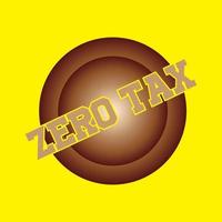 Zero tax Logo Vector Design File