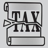 News Tax Vector Design File