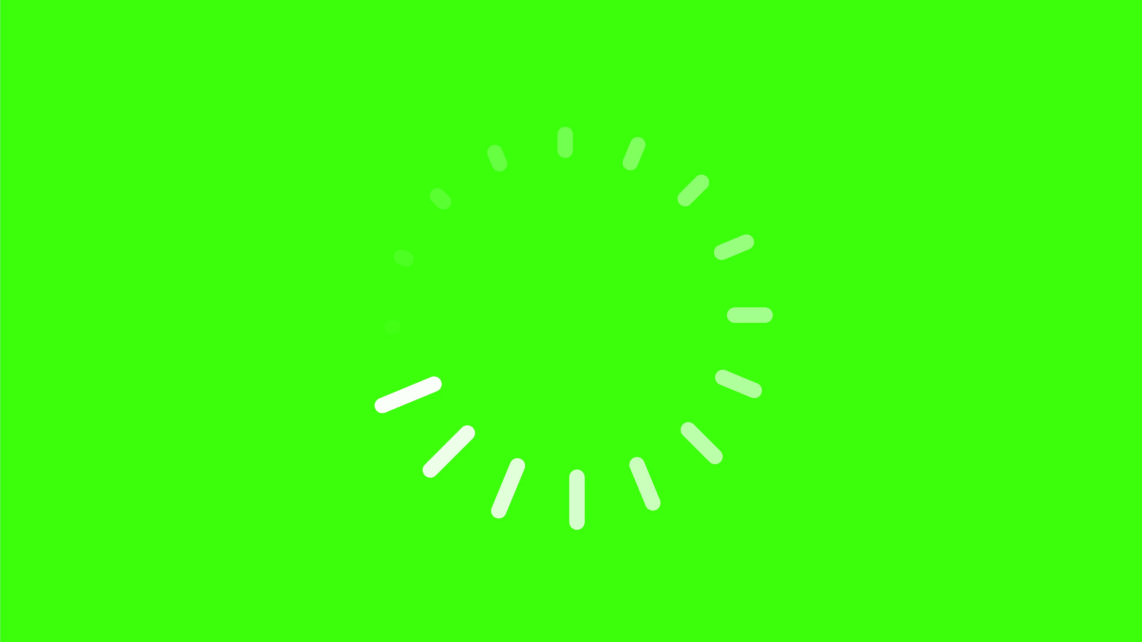 Animation of white line icon that are arranged around each other in a  circle on green screen. Indicator for loading progress. Seamless looping.  Video animated background. 7358591 Stock Video at Vecteezy