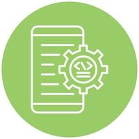 App Development Icon Style vector