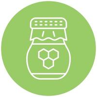 Honey Jar Icon Style vector