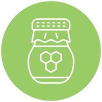 Honey Jar Icon Style vector