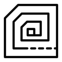 Ilustración de vector de chip en un fondo. Símbolos de calidad premium. Iconos vectoriales para concepto y diseño gráfico.