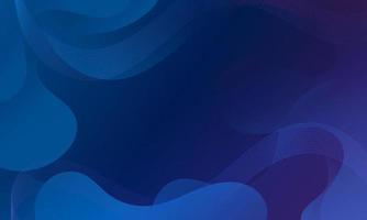 Abstract Blue Fluid Wave Background vector