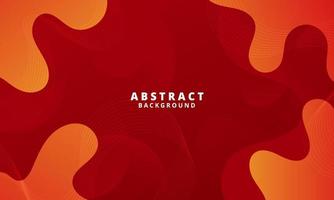 Abstract Red Fluid Wave Background vector