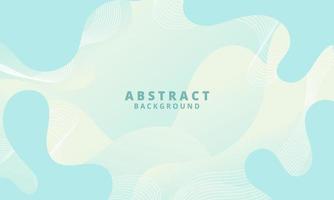 Abstract Blue Fluid Wave Background vector