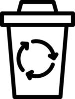 recycle bin vector illustration on a background.Premium quality symbols.vector icons for concept and graphic design.