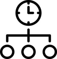 ilustración de vector de tiempo en un fondo. símbolos de calidad premium. iconos vectoriales para concepto y diseño gráfico.