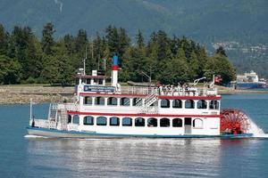 VANCOUVER, BRITISH COLUMBIA, CANADA, 2007. Constitution Paddle Steamer