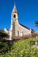 Clifton Hampden, Oxfordshire, Reino Unido, 2005. Vista de la iglesia de Clifton Hampden foto