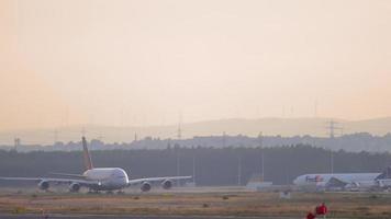 avion de passagers asiana airlines video