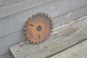 Old tools in the shed photo