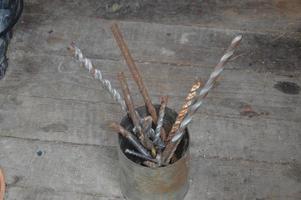 Old tools in the shed photo