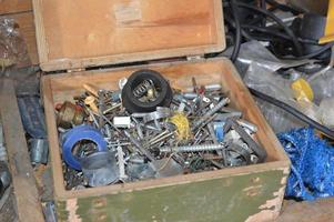 Old tools in the shed photo