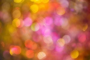 Abstract colorful circular bokeh. photo