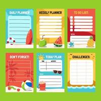 Journal with Summer Theme vector