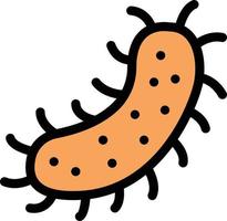 bacteria vector illustration on a background.Premium quality symbols.vector icons for concept and graphic design.