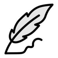 feather vector illustration on a background.Premium quality symbols.vector icons for concept and graphic design.