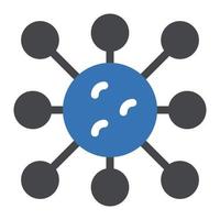 microbe vector illustration on a background.Premium quality symbols.vector icons for concept and graphic design.