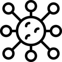 microbe vector illustration on a background.Premium quality symbols.vector icons for concept and graphic design.