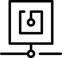 chip network vector illustration on a background.Premium quality symbols.vector icons for concept and graphic design.