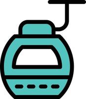 chairlift vector illustration on a background.Premium quality symbols.vector icons for concept and graphic design.