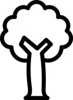 Ilustración de vector de árbol en un fondo. Símbolos de calidad premium. Iconos vectoriales para concepto y diseño gráfico.