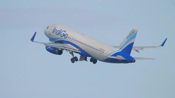 Airbus A320 IndiGo fly away