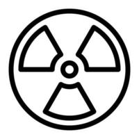 ilustración vectorial nuclear en un fondo. símbolos de calidad premium. iconos vectoriales para concepto y diseño gráfico. vector