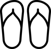 flip flop ilustración vectorial sobre un fondo.símbolos de calidad premium.iconos vectoriales para concepto y diseño gráfico. vector