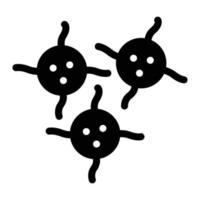 virus vector illustration on a background.Premium quality symbols.vector icons for concept and graphic design.