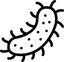 bacteria vector illustration on a background.Premium quality symbols.vector icons for concept and graphic design.