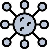 microbe vector illustration on a background.Premium quality symbols.vector icons for concept and graphic design.