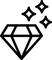 ilustración de vector de diamante en un fondo. símbolos de calidad premium. iconos vectoriales para concepto y diseño gráfico.