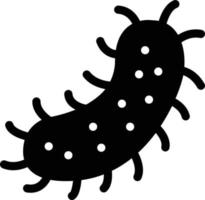 ilustración vectorial de bacterias en un fondo. símbolos de calidad premium. iconos vectoriales para concepto y diseño gráfico. vector