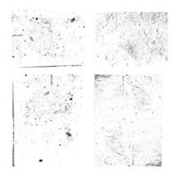 Scratched Grunge Urban Background Texture Vector. Dust Overlay Distress Grainy Grungy Effect. Distressed Backdrop Vector Illustration. Isolated Black on White Background. EPS 10.