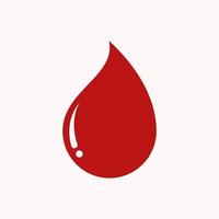 Blood droplet vector