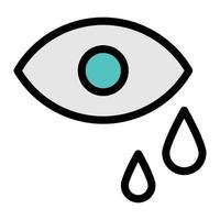 eye drop vector illustration on a background.Premium quality symbols.vector icons for concept and graphic design.