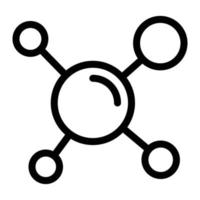 molecule vector illustration on a background.Premium quality symbols.vector icons for concept and graphic design.