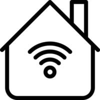 house wifi vector illustration on a background.Premium quality symbols.vector icons for concept and graphic design.